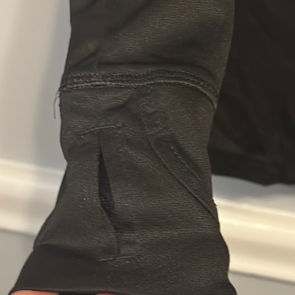 Danskin Black Fitted Zip-Up Jacket with Stand-Up Collar Dri-fit - Picture 9 of 9